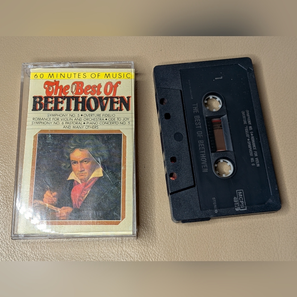 The Best of Beethoven Cassette Tape - 60 minutes of music